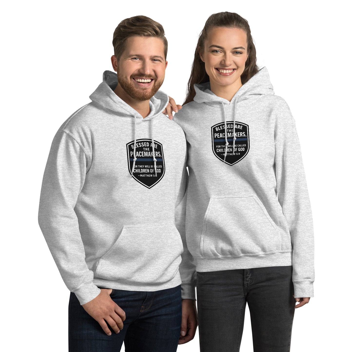 Blessed Are the Peacemakers Unisex Hoodie – Christian Faith & Law Enforcement Apparel-Revival Unleashed