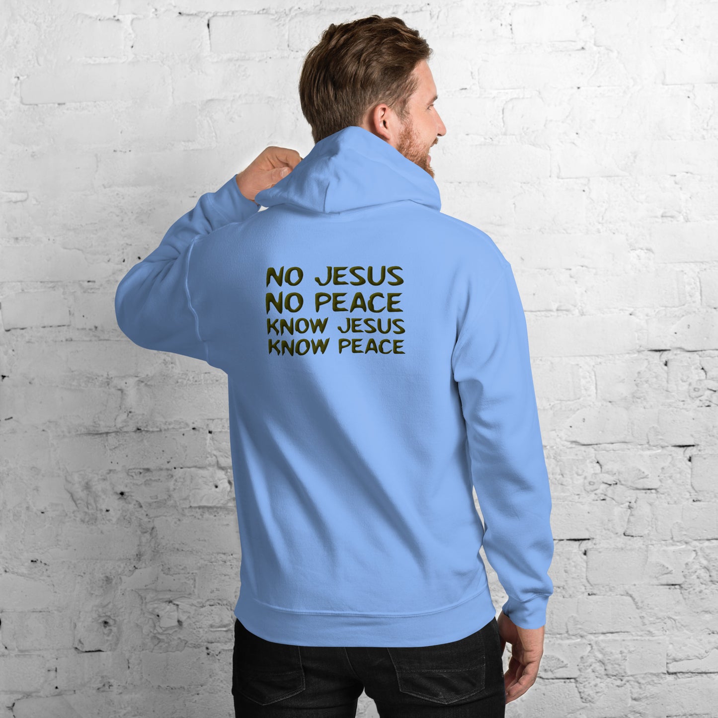 No Jesus, No Peace, Know Jesus, Know Peace Unisex Hoodie | Revival Unleashed Christian Apparel-Revival Unleashed