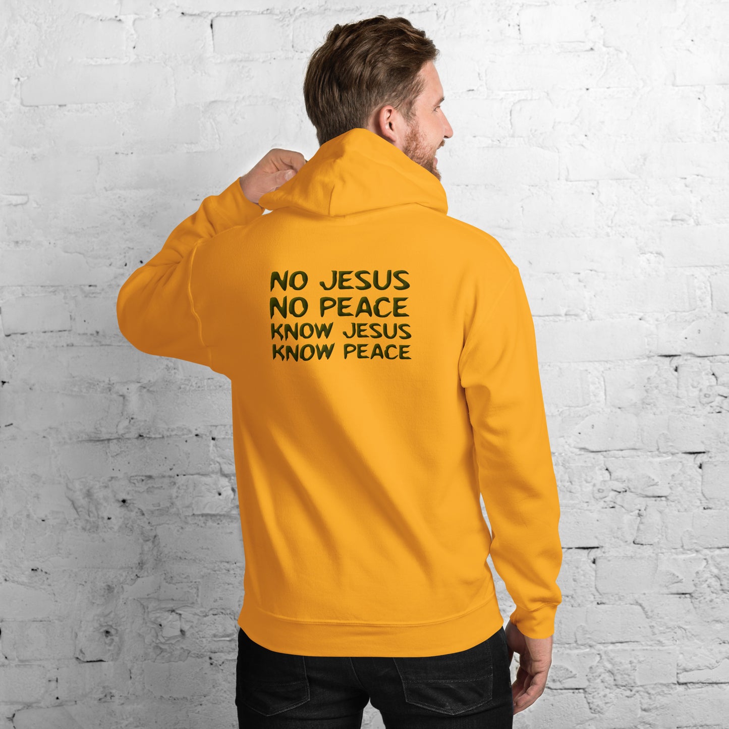 No Jesus, No Peace, Know Jesus, Know Peace Unisex Hoodie | Revival Unleashed Christian Apparel-Revival Unleashed