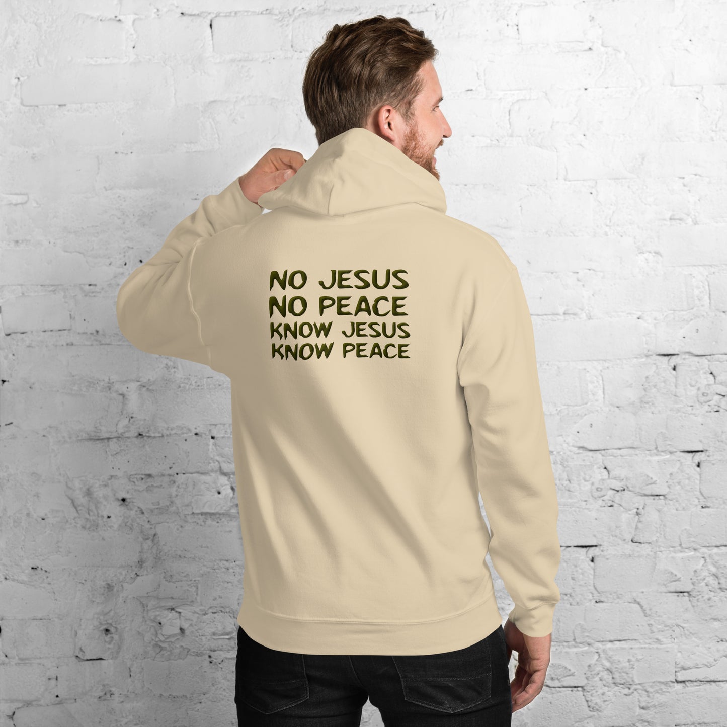 No Jesus, No Peace, Know Jesus, Know Peace Unisex Hoodie | Revival Unleashed Christian Apparel-Revival Unleashed