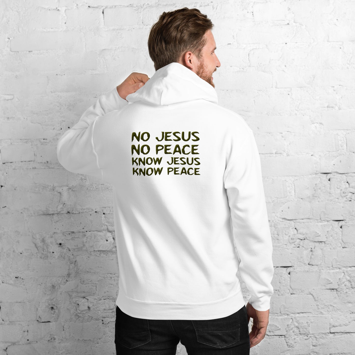 No Jesus, No Peace, Know Jesus, Know Peace Unisex Hoodie | Revival Unleashed Christian Apparel-Revival Unleashed