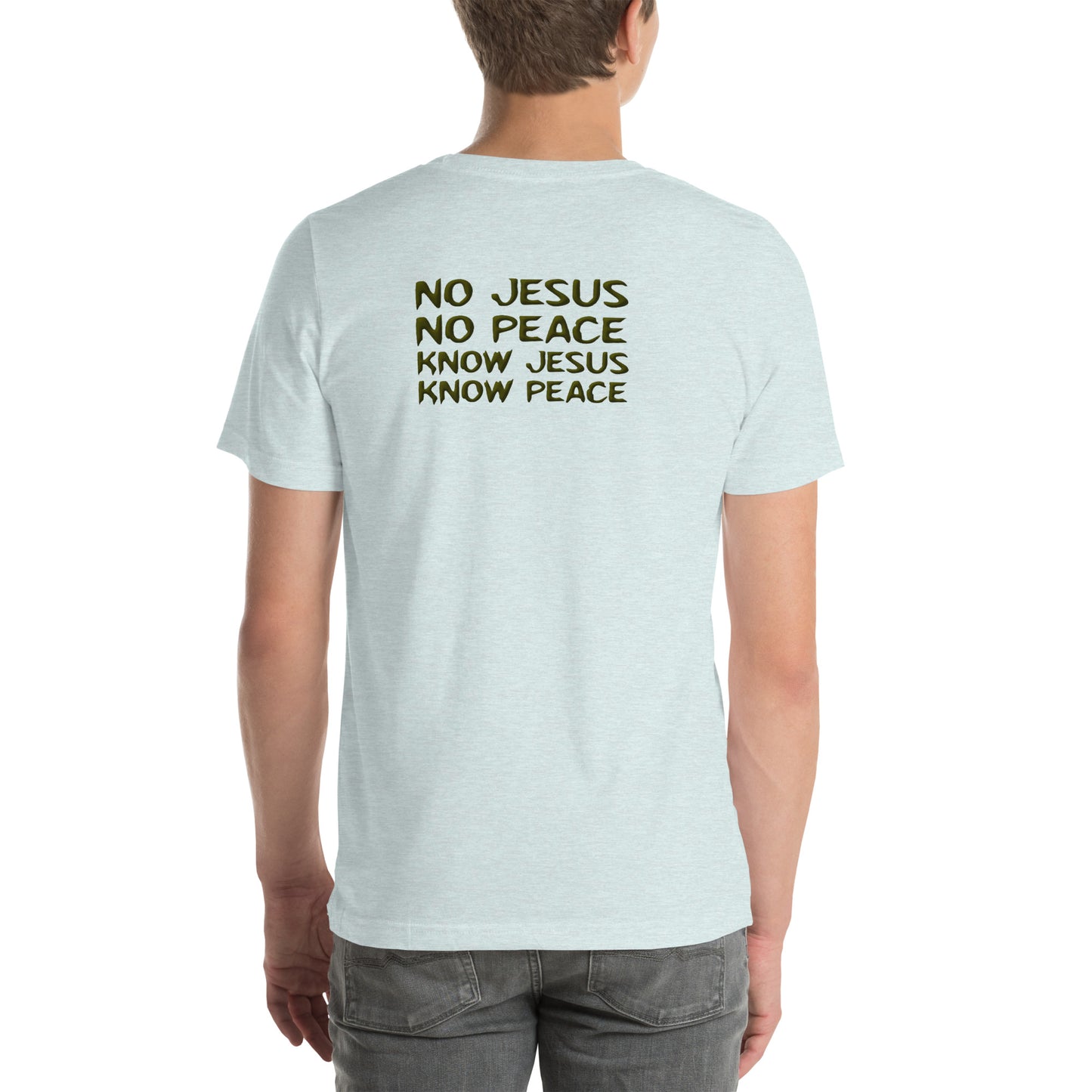 No Jesus, No Peace, Know Jesus, Know Peace T Shirt | Revival Unleashed Christian Apparel-Revival Unleashed