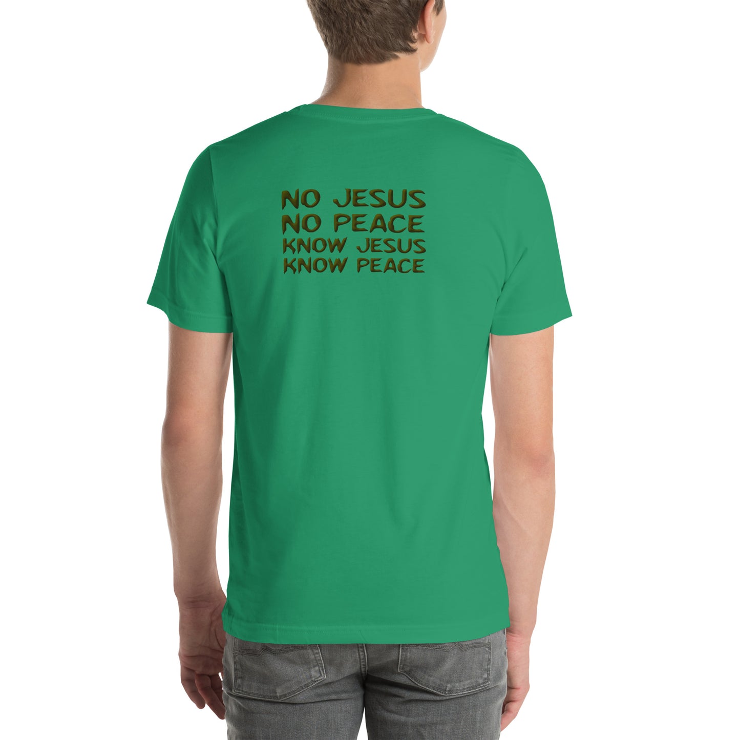 No Jesus, No Peace, Know Jesus, Know Peace T Shirt | Revival Unleashed Christian Apparel-Revival Unleashed