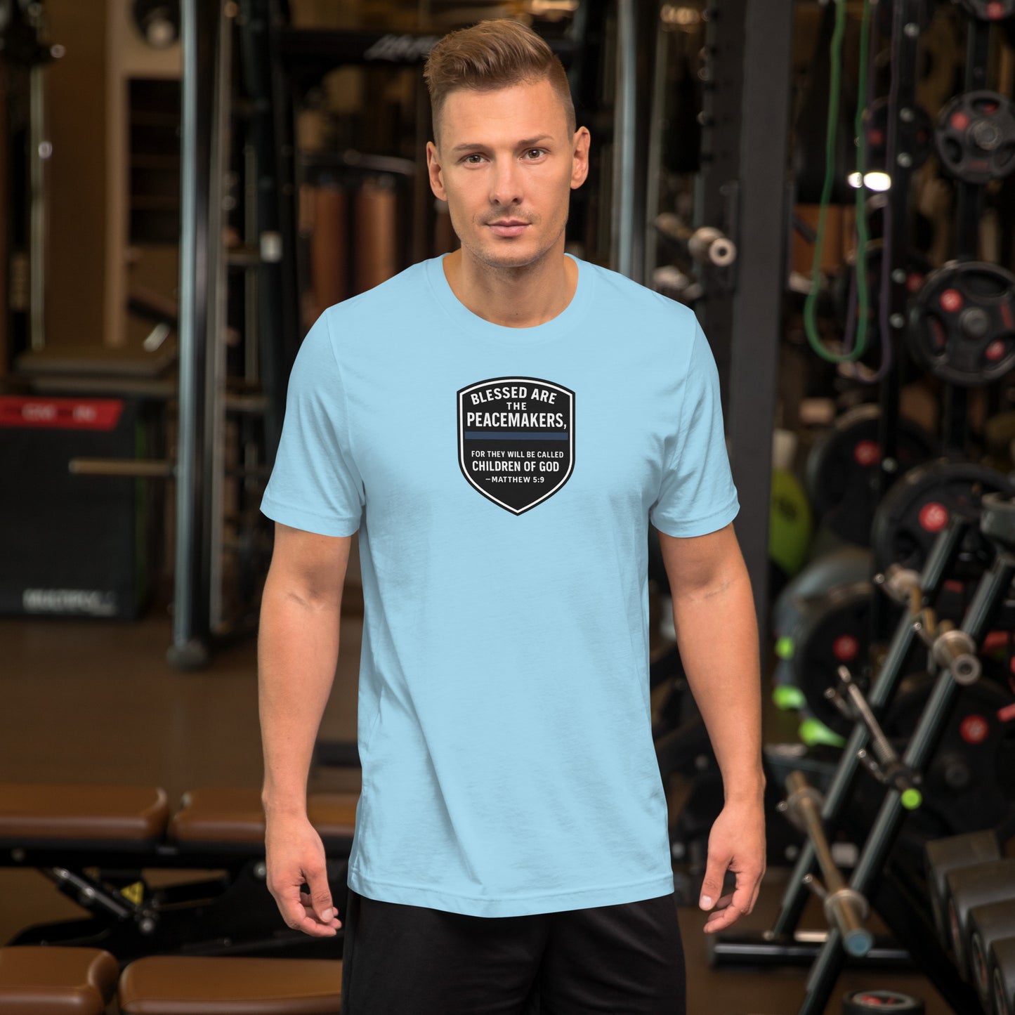 Blessed Are the Peacemakers Unisex T-Shirt – Christian Faith & Law Enforcement Apparel-Revival Unleashed