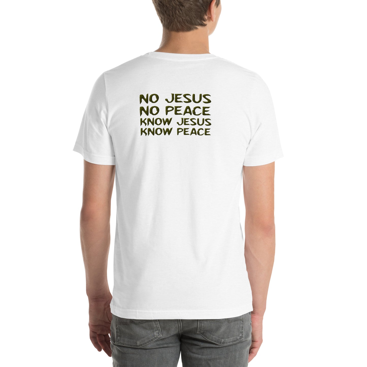 No Jesus, No Peace, Know Jesus, Know Peace T Shirt | Revival Unleashed Christian Apparel-Revival Unleashed