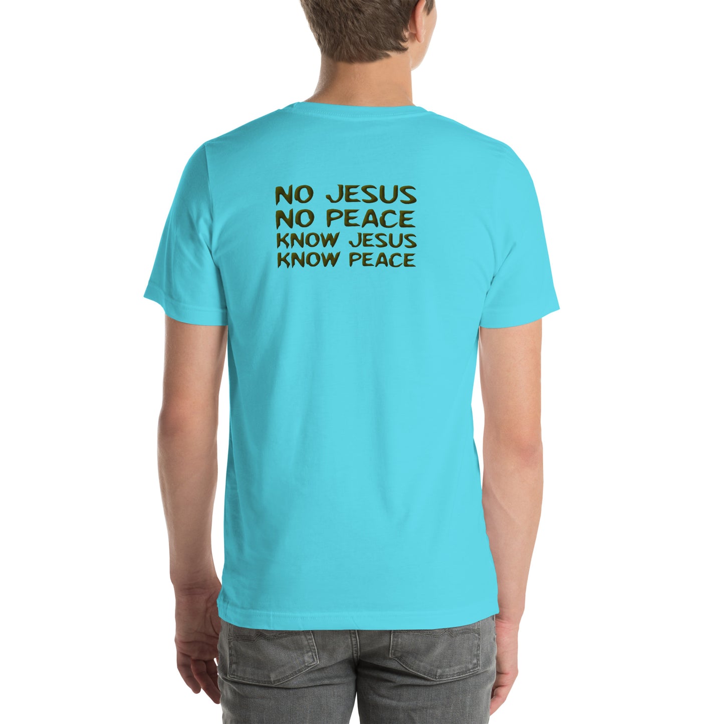 No Jesus, No Peace, Know Jesus, Know Peace T Shirt | Revival Unleashed Christian Apparel-Revival Unleashed