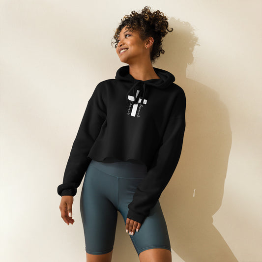 Blessed Saved Women’s Crop Hoodie – Christian Apparel | Revival Unleashed-Revival Unleashed