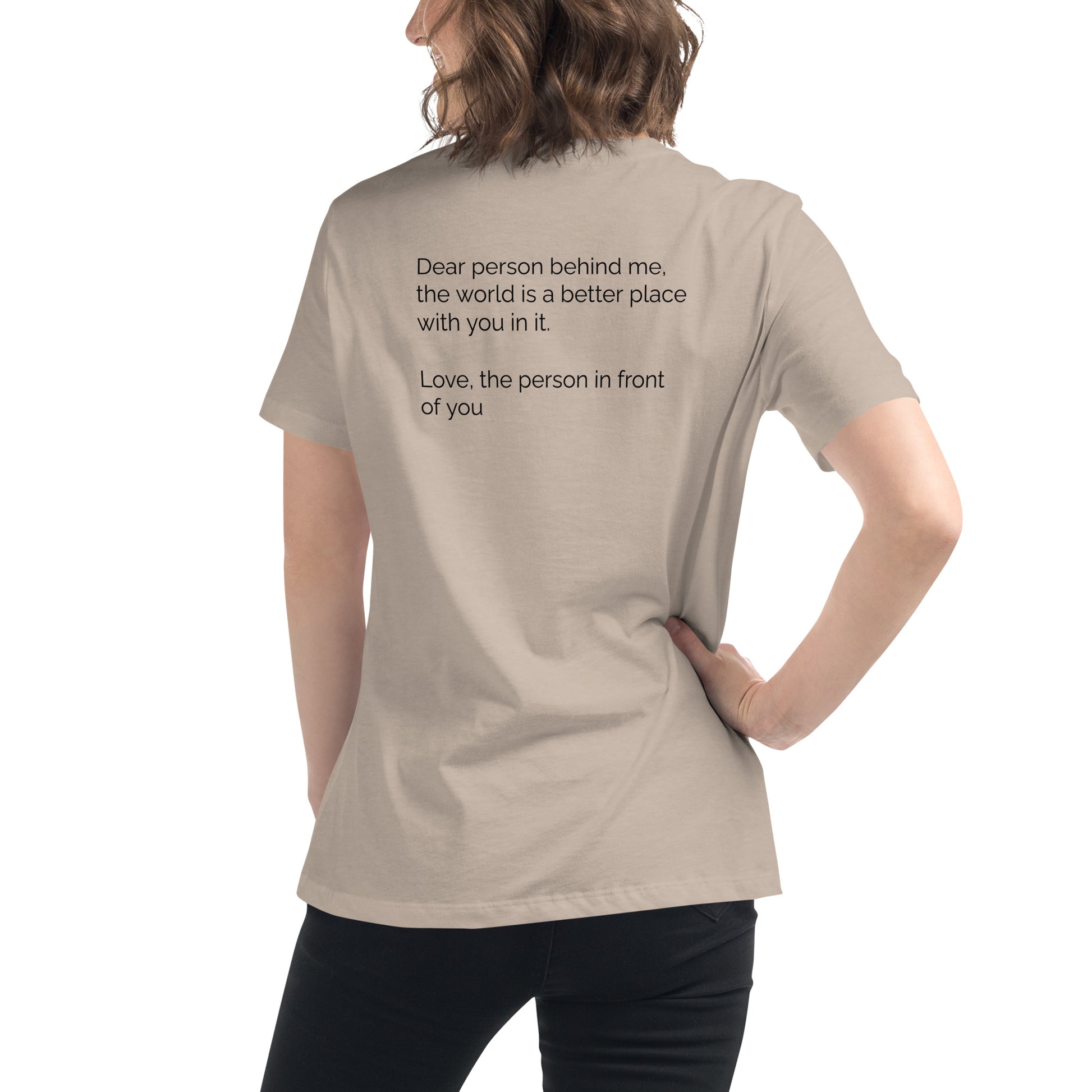 Dear Person Behind Me Women’s T-Shirt – Mental Health Awareness | Revival Unleashed-Revival Unleashed